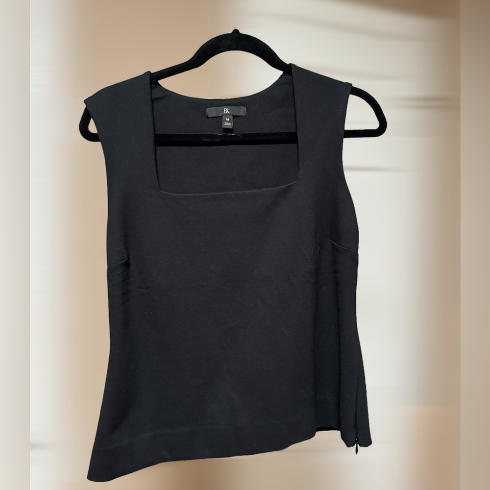EVERYWHERE PONTE SQUARE-NECK TOP -New -